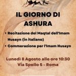 ROMA: PROGRAMMA PER IL GIORNO DI ASHURA