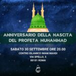 Roma, 30 settembre: “Anniversario della nascita del Profeta”