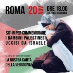Roma, lunedì 20 novembre: sit-in per i bambini palestinesi uccisi da Israele