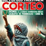 Sabato 10 febbraio, Roma: corteo per la Palestina