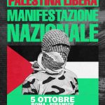 Roma sabato 5 ottobre: manifestazione nazionale per la Palestina