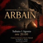 Roma, sabato 1 agosto: celebrazione dell’Arbain